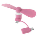 652F USB Cooling Fan Typec C Gadgets Low Power Mobile Phones Zpaxo Pink CN