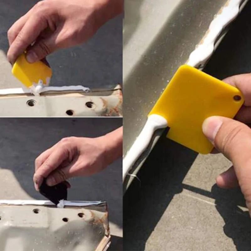 8-Piece Plastic Auto Body Sealant Scraper Set for Car Doors