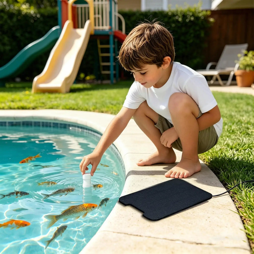 Pond Aerator Solar Powered Fish Tank Oxygenator Air Pump Hobbyists