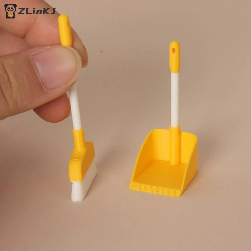Doll Home Cleaning Tools Decor Toy 1 12 Dollhouse Miniature Brush Zpaxo