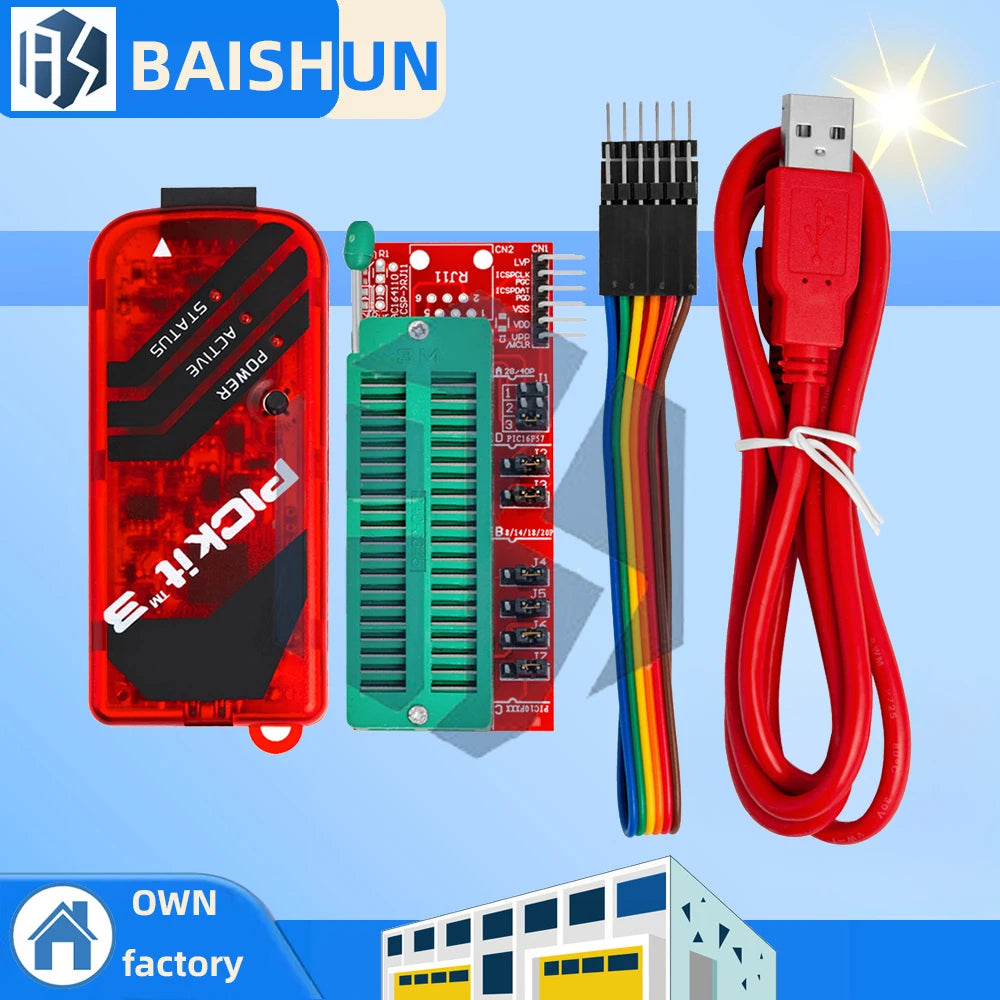 PICKIT3 KIT3 5 PIC PICKIT 3 Programmer Offline Programming Zpaxo