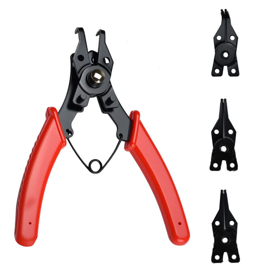 1 Convertible Internal External Retaining Ring Plier Anti-slip C Clip