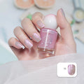No-bake Nail Polish Polarized Nude Nails Art Tearable Quick Dry