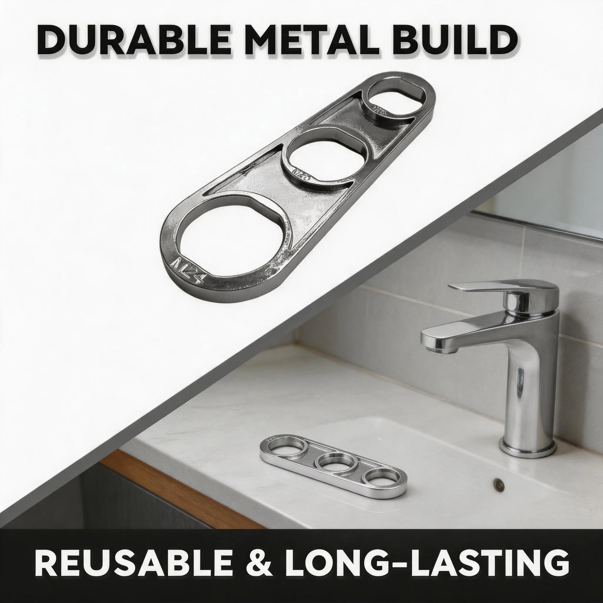 2-in-1 Faucet Aerator Wrench & Bubbler Tool for Plumbing