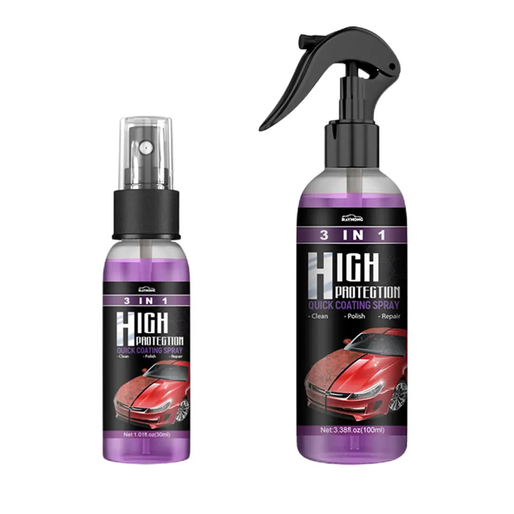 3 In 1 Car Ceramic Nano Coating Liquid Nano Crystal Hydrophobic Layer Polishing Paint Agent Car Polish Nanos Coatings 30/100ML Zpaxo