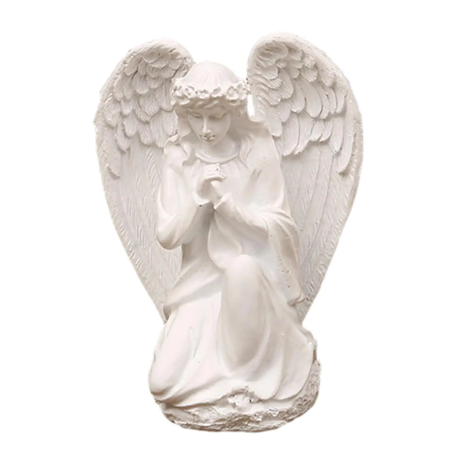 Praying Angel Resin Figurine – Home, Garden & Memorial Statue Angel Resin Figurine Zpaxo Style E