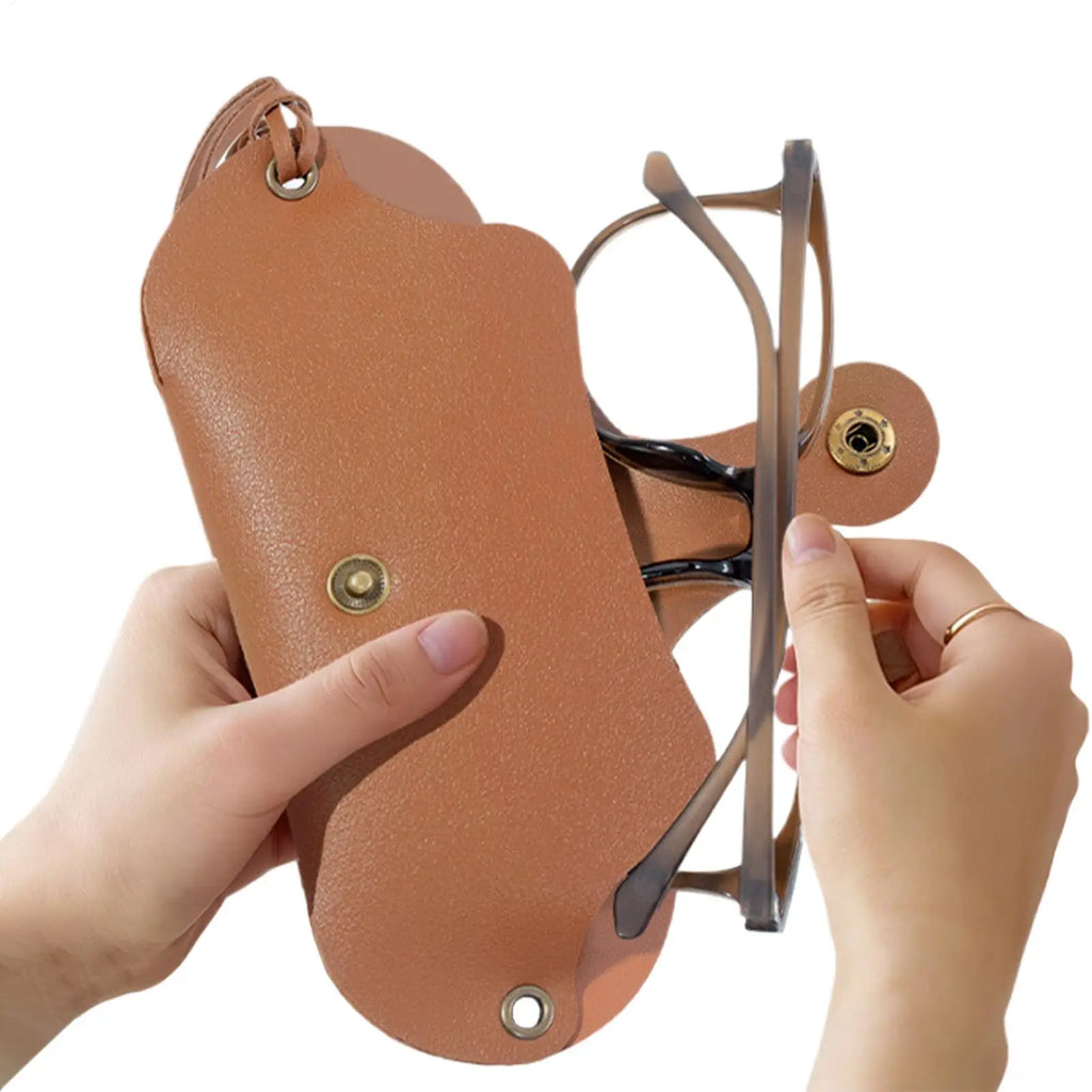 Soft PU Leather Glasses Pouch – Portable Sunglasses Case Glasses Pouch Case Zpaxo