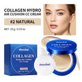 Collagen Hydro Air Cushion CC Cream Long Lasting Hydration Concealer Natural Dewy Finish Makeup Base Zpaxo 1natural