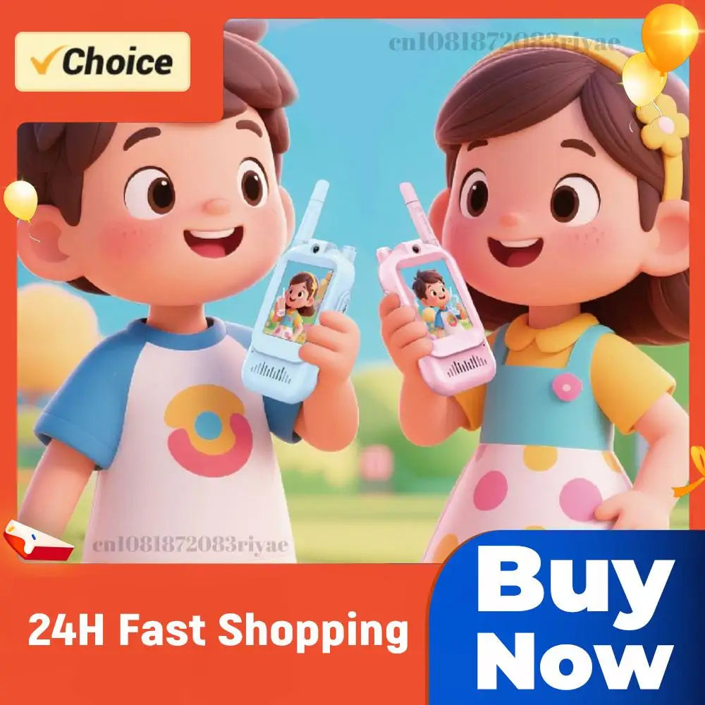 Kids Walkie Talkies with Video 2 Pack Rechargeable Kids Video Walkie Talkies for Boys Girls Indoor Play Camping Hiking Zpaxo