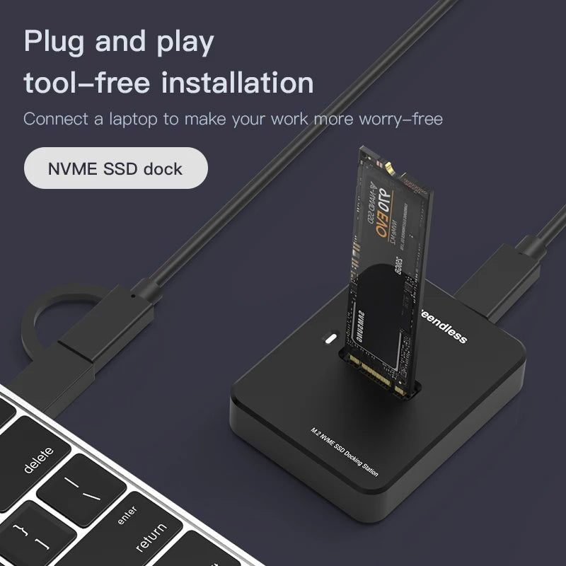 External SSD Hard Disk M 2 Enclosure Online Reading Writing Speed Zpaxo