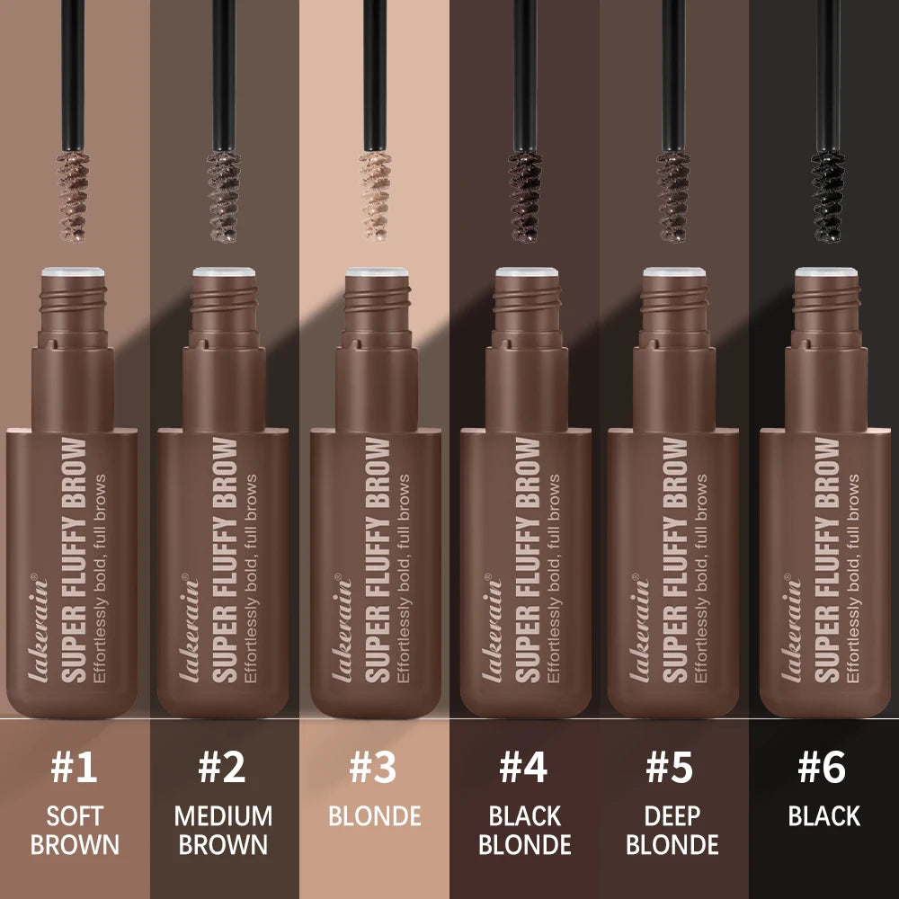 Superfluff Volumizing Brow Mousse Tint for Eyebrows Tinted Brow Gel Brown Long Lasting Waterproof Eyebrow Tattoo Dye Cosmetics Zpaxo