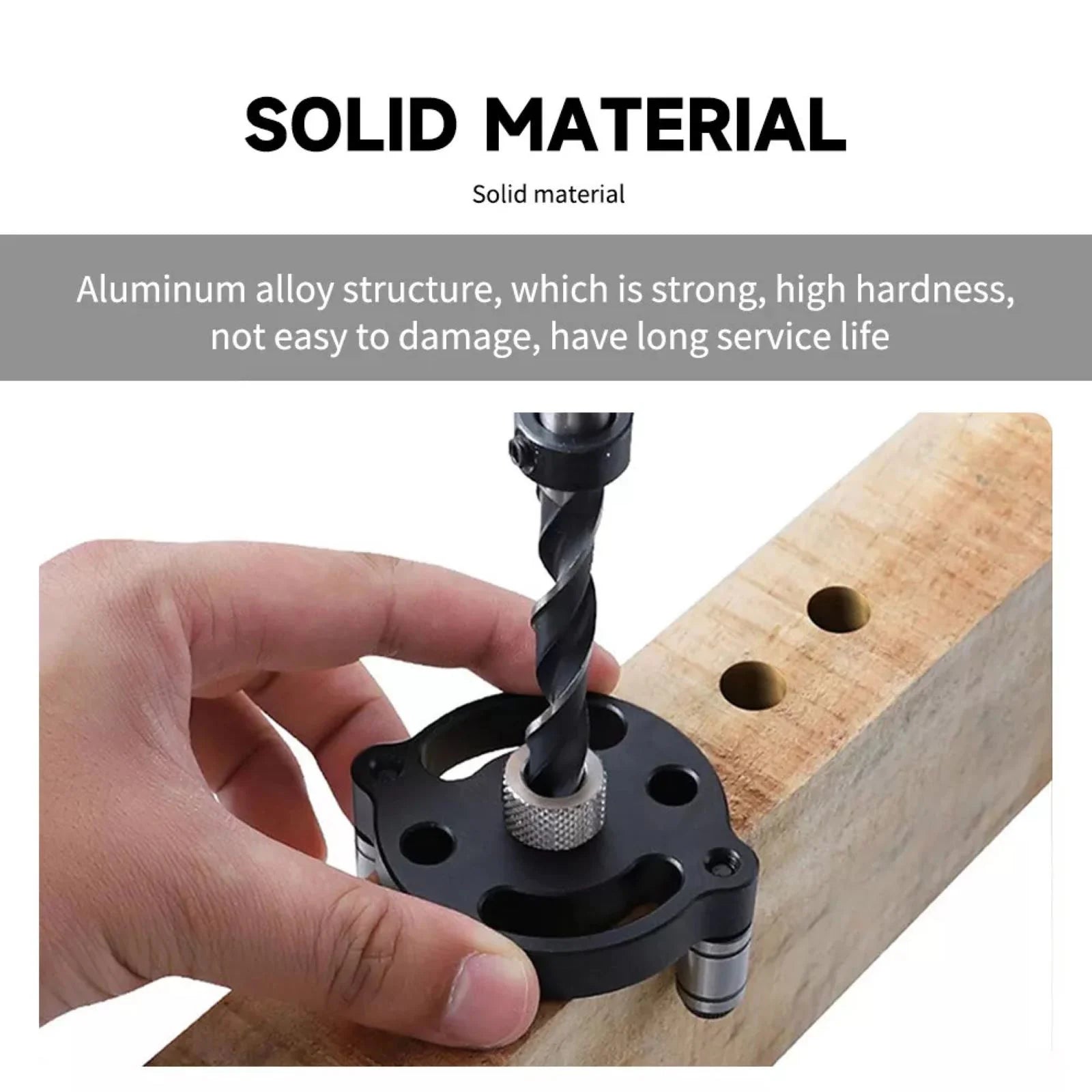 Dowel Jig Self Centering Drill Guide Locator Steel Bushing