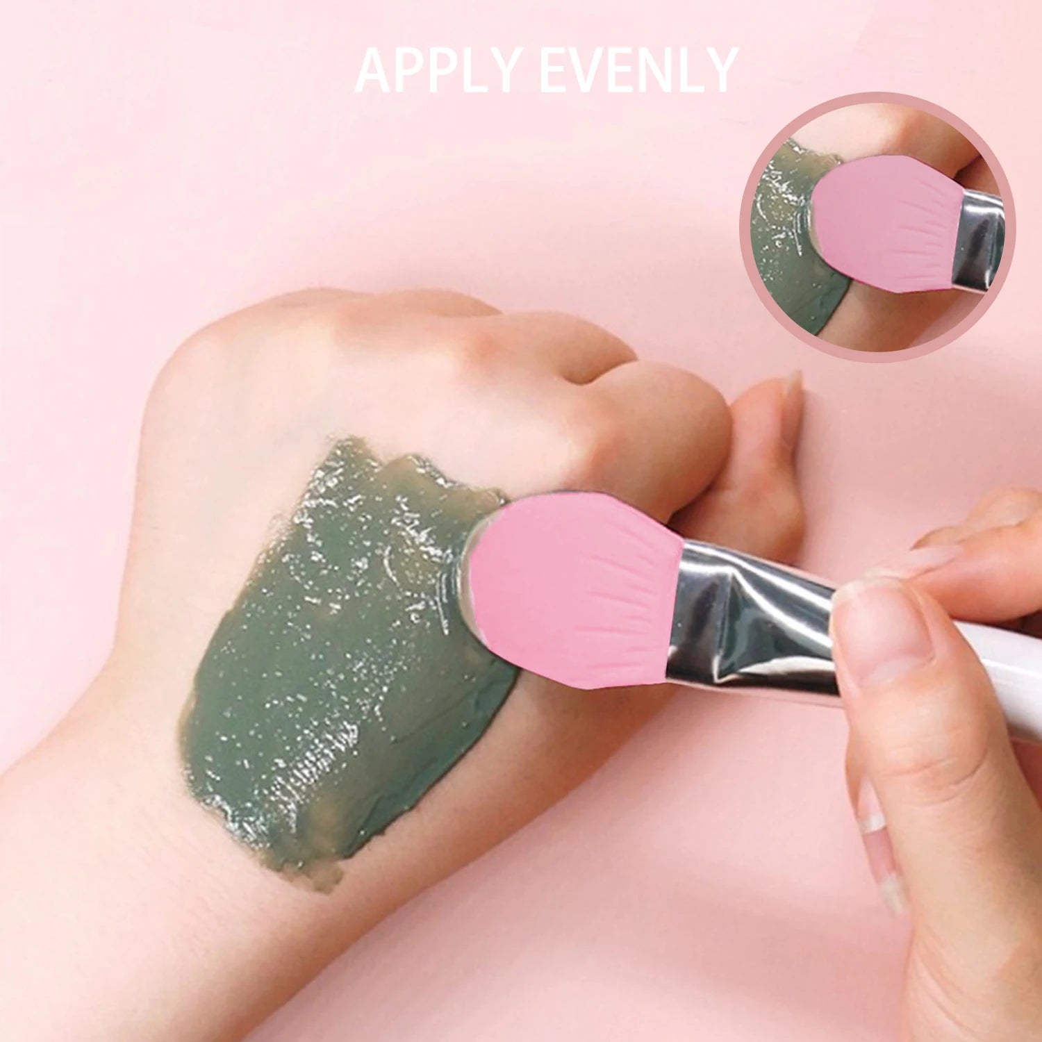 Soft silicone double-headed facial mask brush smearing facial mask brush mud mask special brush Zpaxo