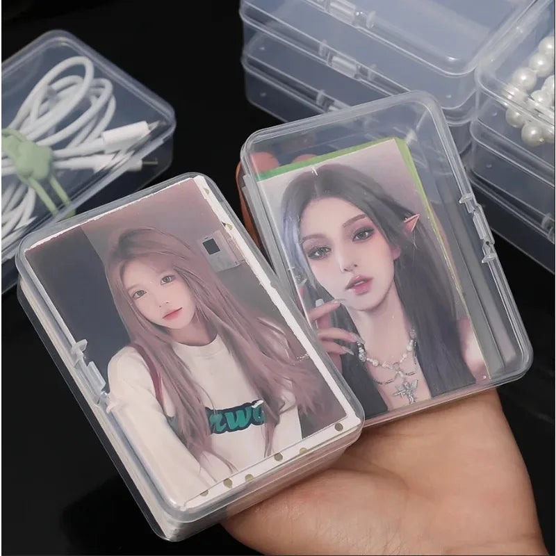 Transparent Plastic Card Boxes Waterproof Playing Holders Poker Board