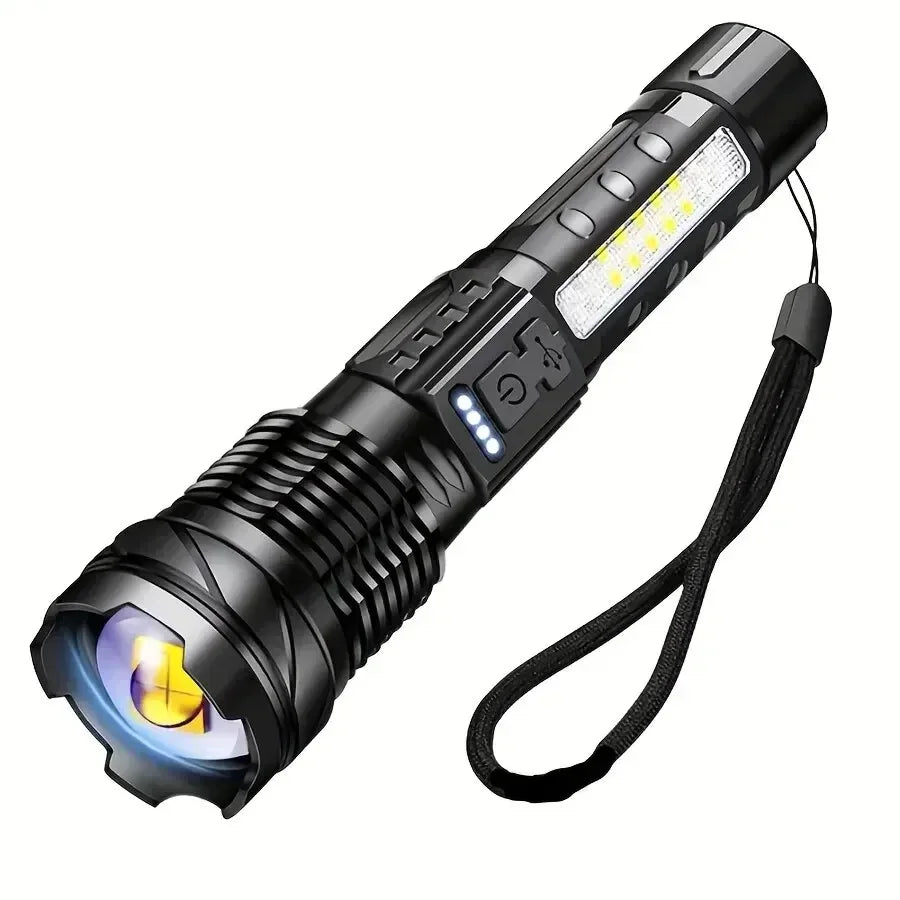 ESMARTER 1000LM Rechargeable Torch Flood Light with Side Light