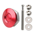 Aluminum Alloy Hood Pins Mini Lock Clip Billet Security Straps Push Zpaxo Red