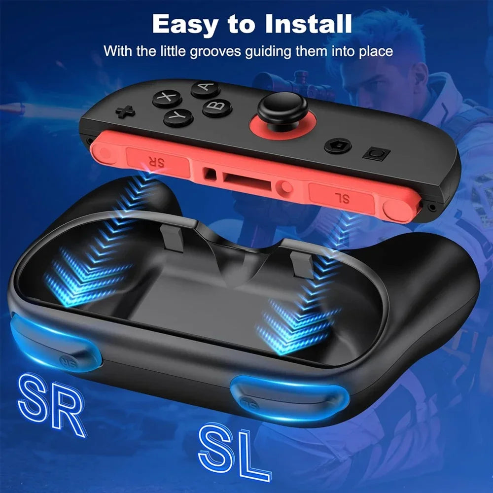 Games Grips Case Nintendo Switch 2 Joy Pad Hand Grip Stand Controller