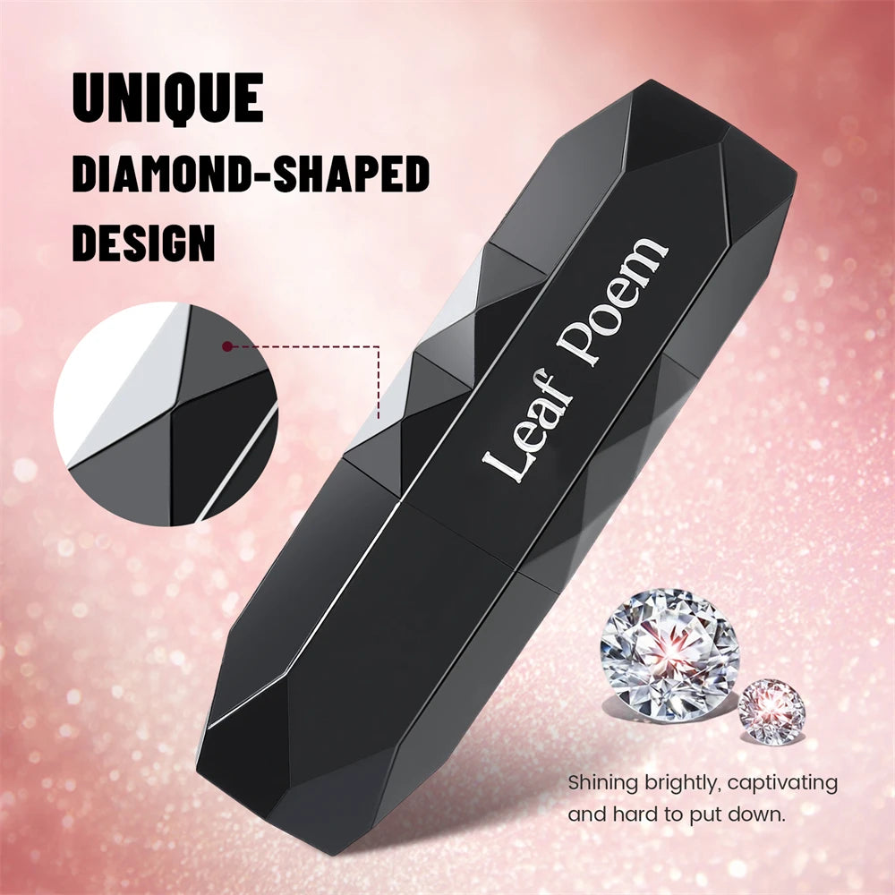 Pearlescent Lipstick Long-lasting Waterproof Pink Rosey Metallic Zpaxo