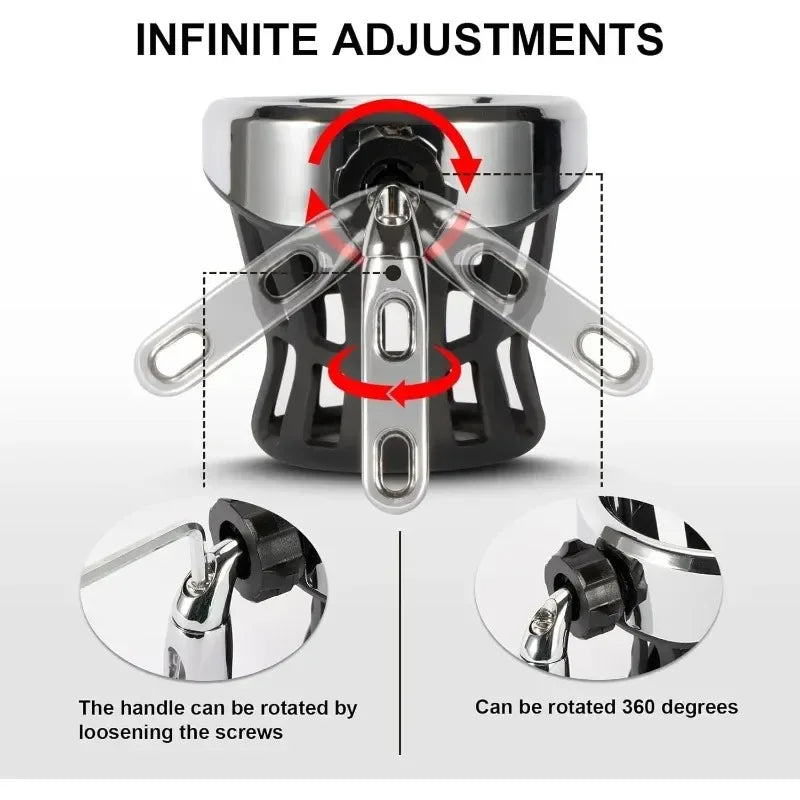 Motorcycle Handlebar Cup Holder – Harley, Honda & More