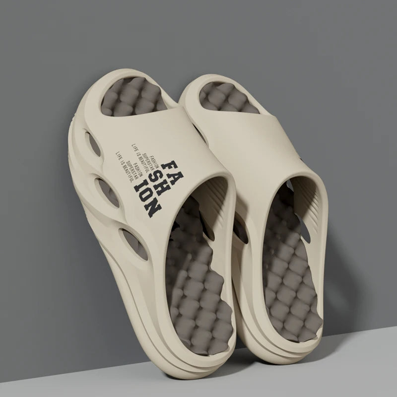 Fashion Trend Men's Slippers Indoor Home Thickened Soft Sole Sandals