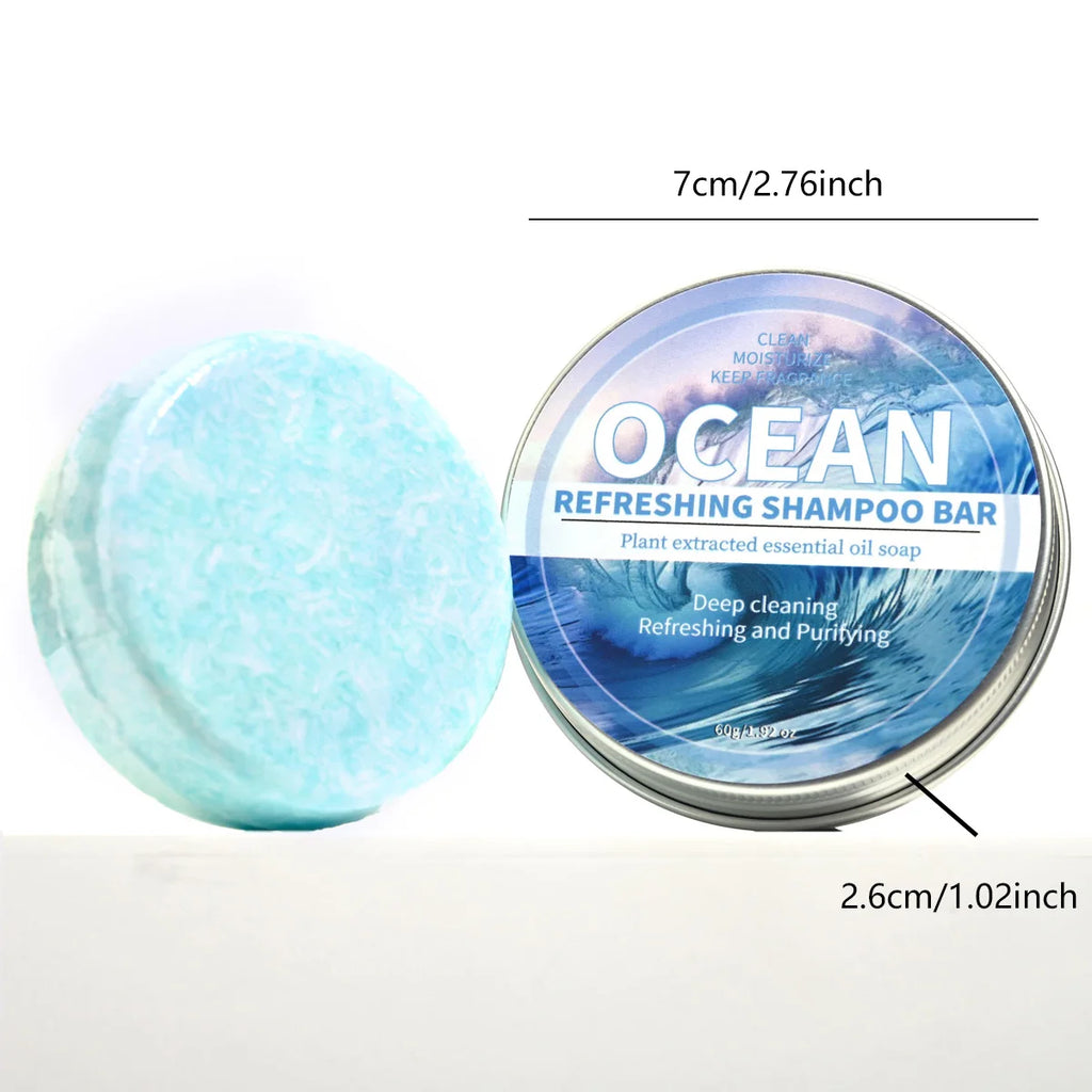 Ocean Style Shampoo Bar – Deep Cleansing & Nourishing Hair Solid Shampoo Bar Zpaxo