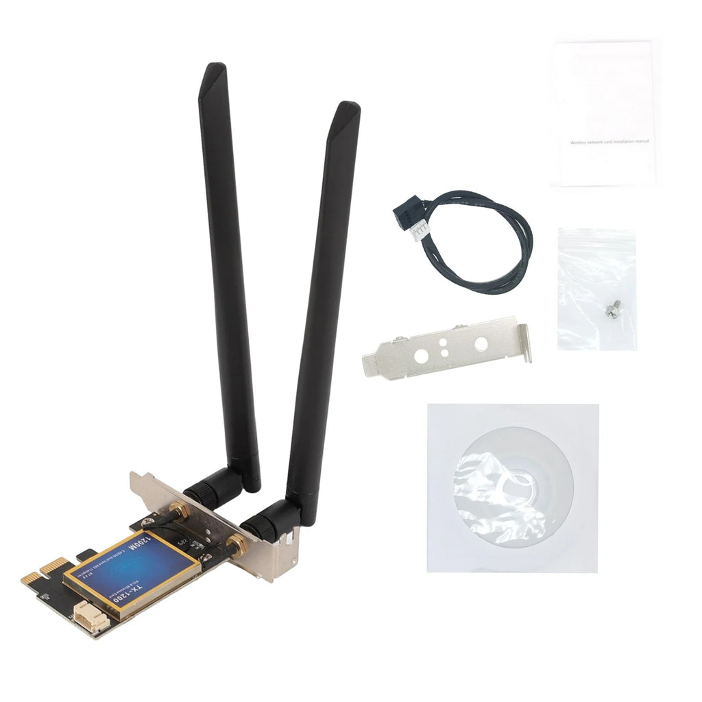 867Mbps TX-1200 PCIE Wifi Card Adapter Bluetooth 4 0 Dual Band 5Ghz