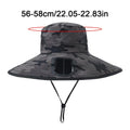 Solar Fan Fishing Hat – UV Protection Wide Brim Cooling Cap Solar Fan Outdoor Hat Zpaxo Black