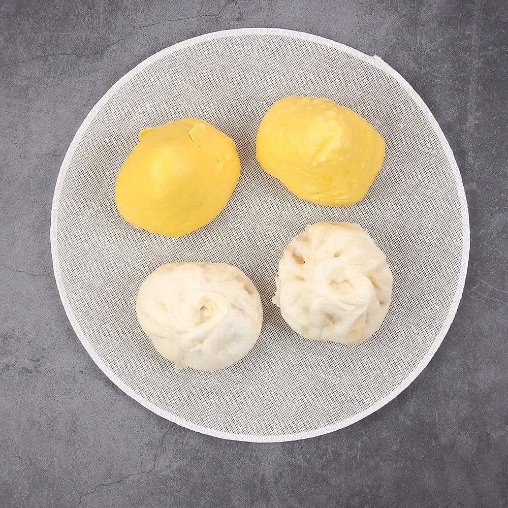 Round Cotton Steamer Cloth 32cm/ 12.6in Non-stick Pure Cotton Steamer Liners Reusable Steamer Pads for Dumplings Kitchen Cooking Zpaxo