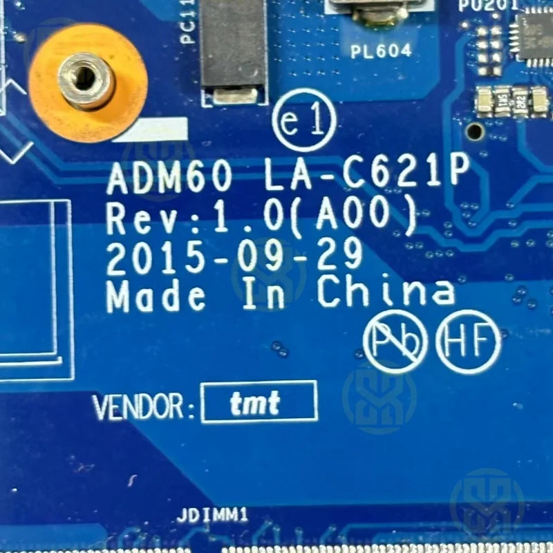CN-076R9T 076R9T 76R9T Dell Latitude E5270 Laptop Motherboard ADM60
