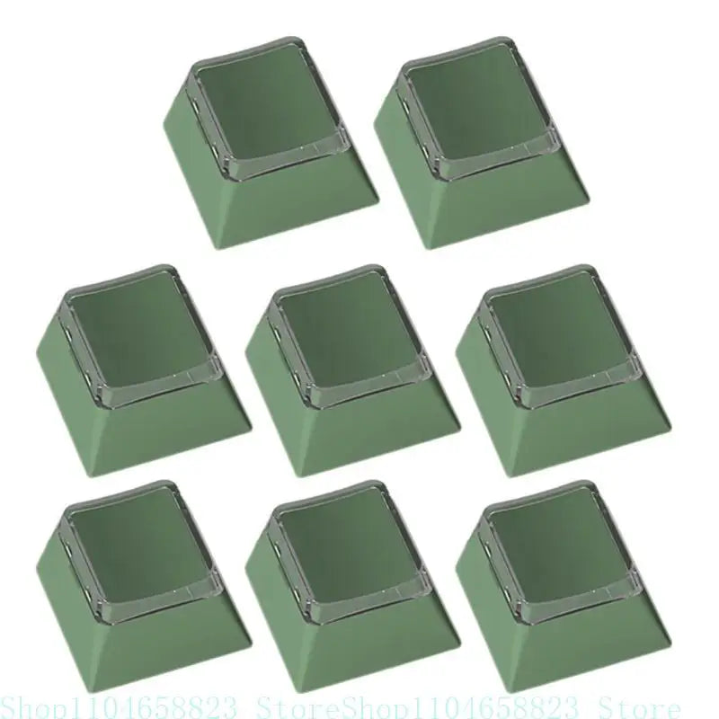 Original Height Blank Keycaps 8Pcs/Set For Mechanical Keyboards For Office Use Gaming and Keyboard Projects Zpaxo