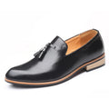 Mens Pointed Toe British Business Formal Dress Shoes Slip Leather Big Zpaxo R8505 Black 38 China Mainland