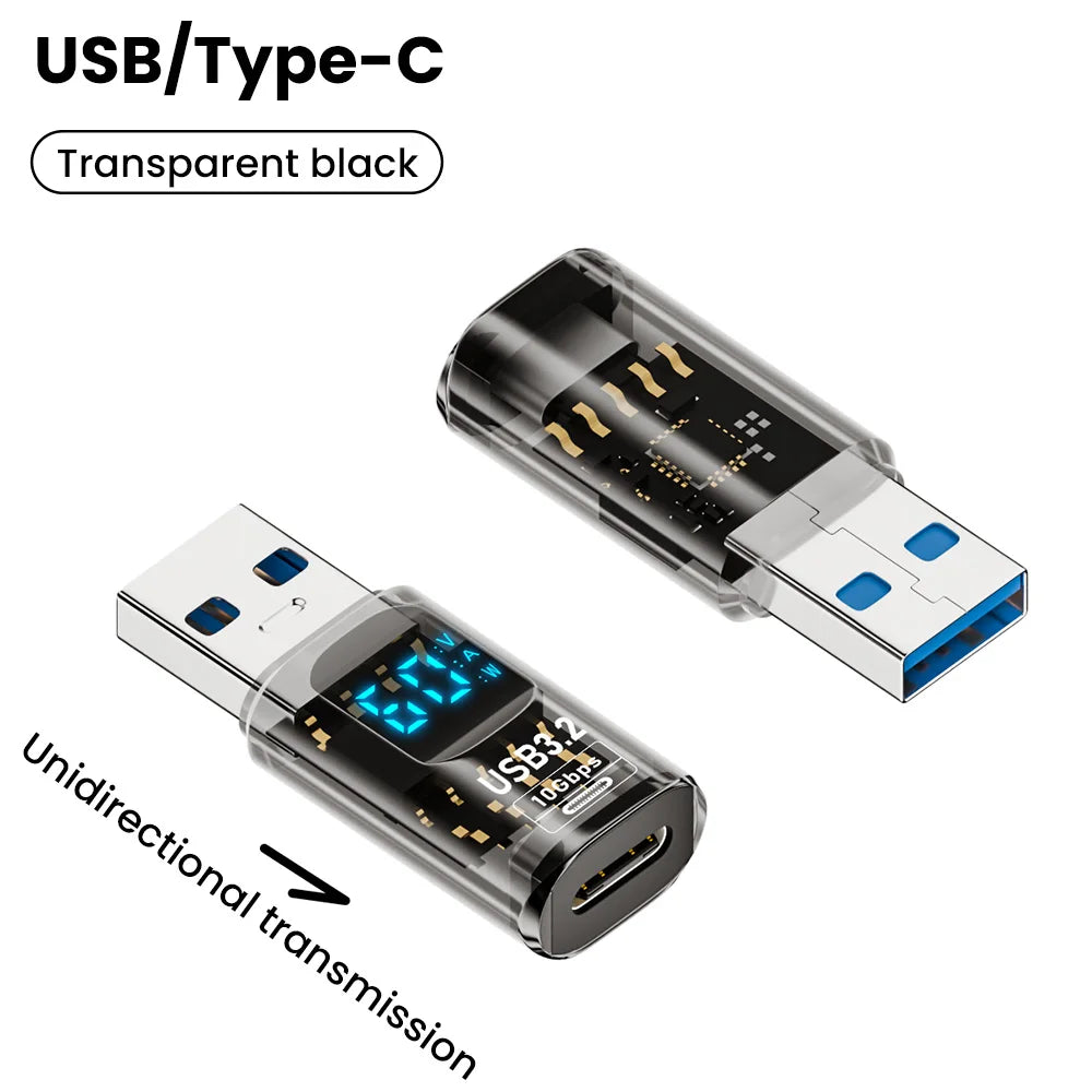 WALKESEN USB 3.2 Adapter 10Gbps – USB-A to USB-C Fast Charging USB Adapter Zpaxo C to USB TM