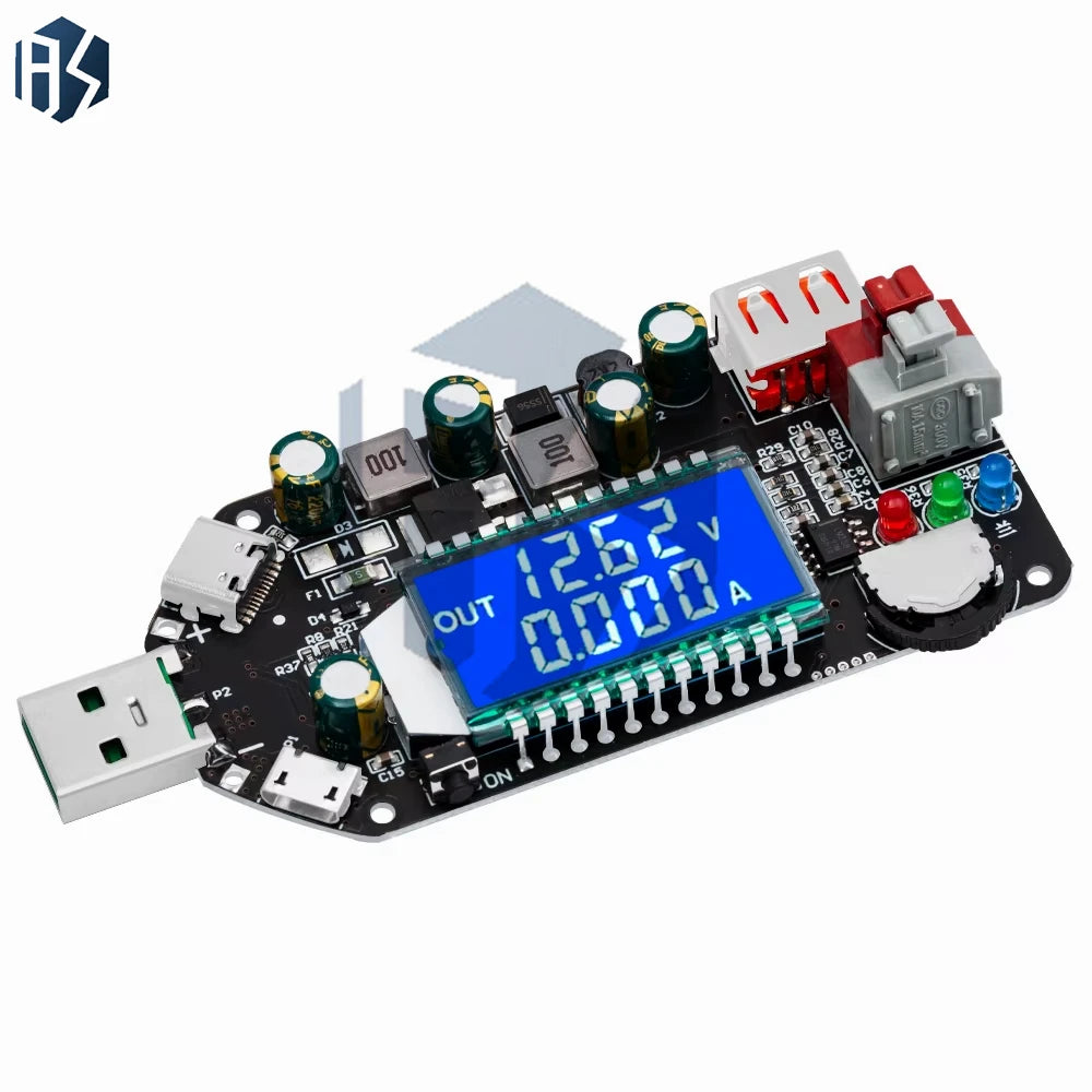 1-30V 0-2A 15W CC CV DC-DC Power Module USB Type-c QC3 0 2 AFC Fast Zpaxo