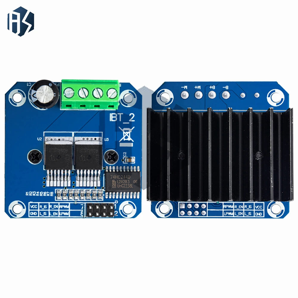 43A Dual H-bridge BTS7960 Motor Driver Module Current Detection Zpaxo