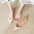 Spring Autumn Women Flats Pointed Toe New 2021 Plaid Ballet Flats Woman Shoes Solid Color Boat Shoes zapatos mujer Single Shoes Zpaxo 12 41
