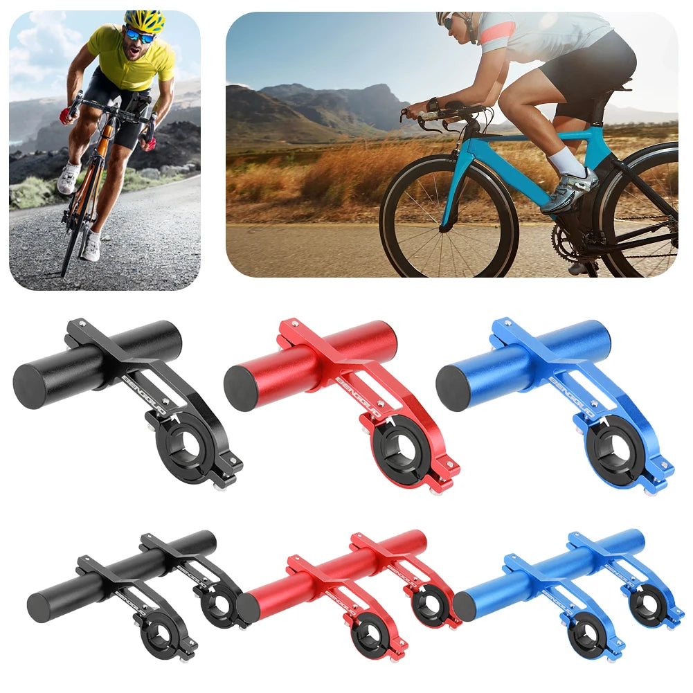 10 Bike Handlebar Extender Extension Light Lamp Computer Phone Mount