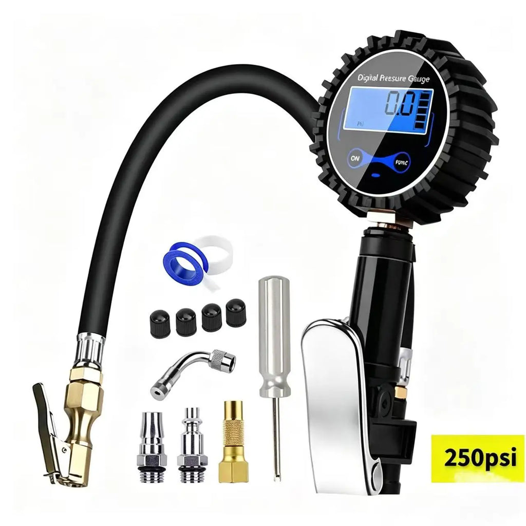 LCD Display Digital Tire Pressure Monitor Gauge, Tire Tester, Air Pressure Gauge for Car Zpaxo