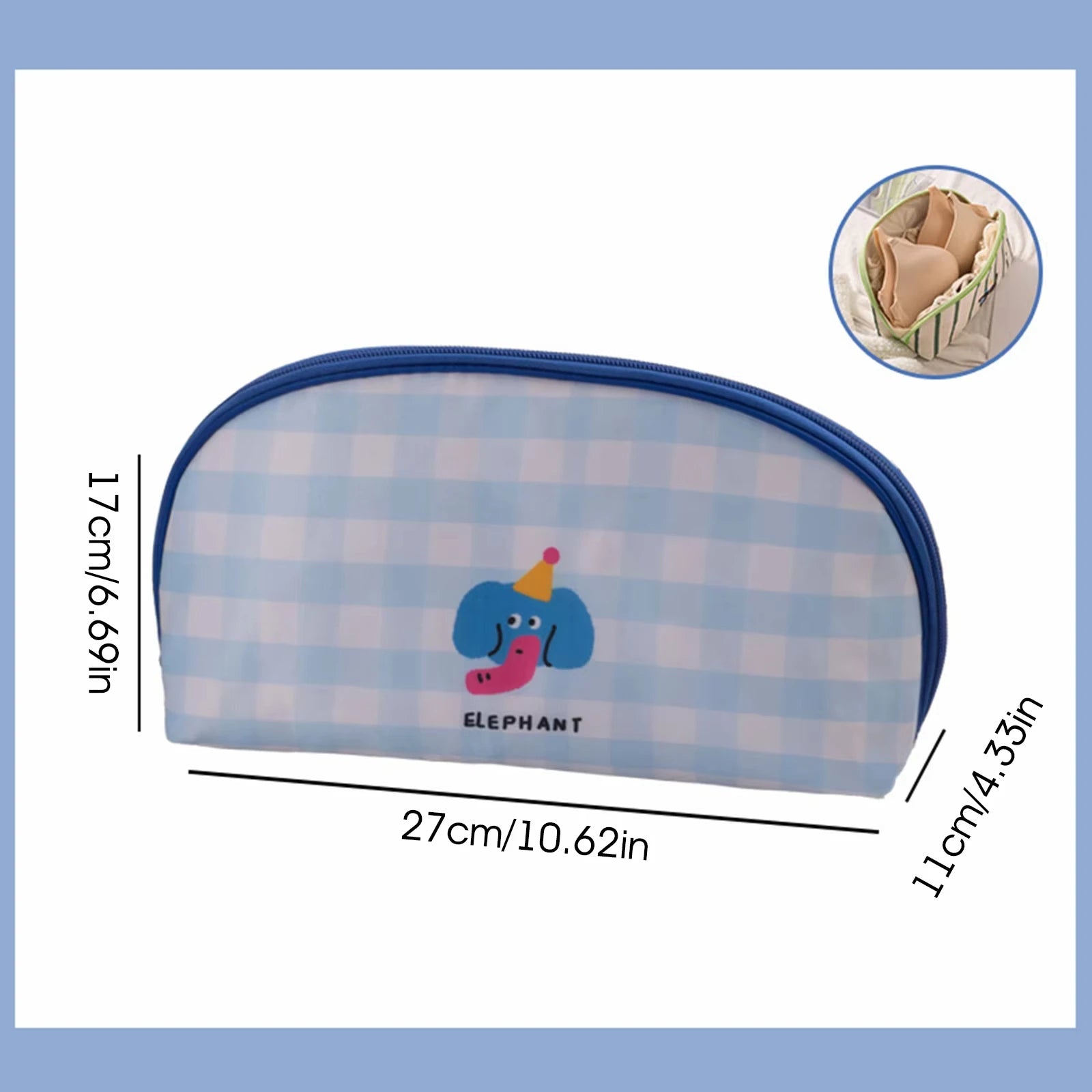 Oxford Cloth Travel Organizer Bag – Underwear, Socks & Accessories