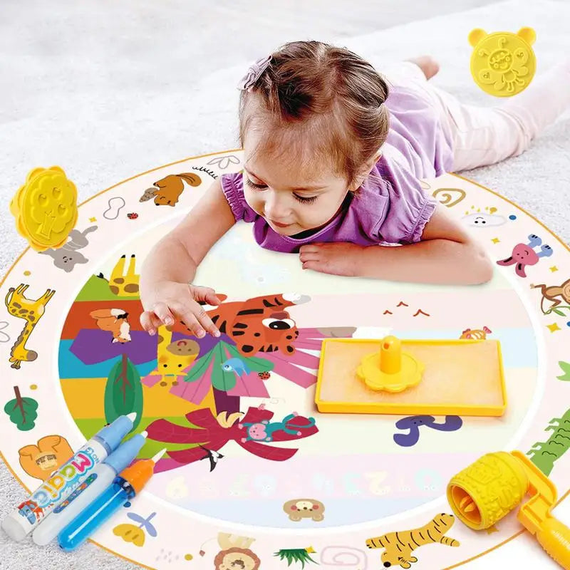 Water Paint Mat Creative Kids Drawing Funny Doodle Toy Lightweight Zpaxo