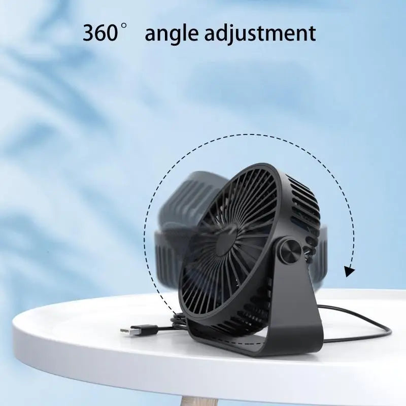 Y1UB Portable Mini Fan Small Desk USB Powered Appliance Home Outdoor