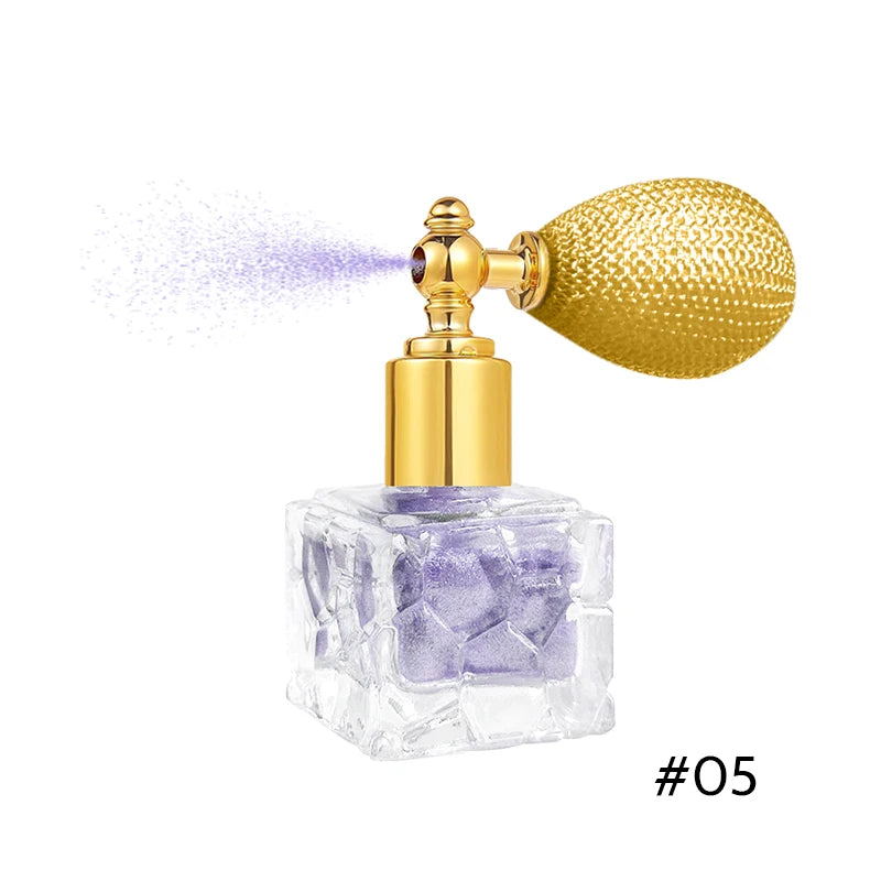 5 Glitter Body Highlighter Powder Spray Makeup Shimmer Face Hair Zpaxo 05