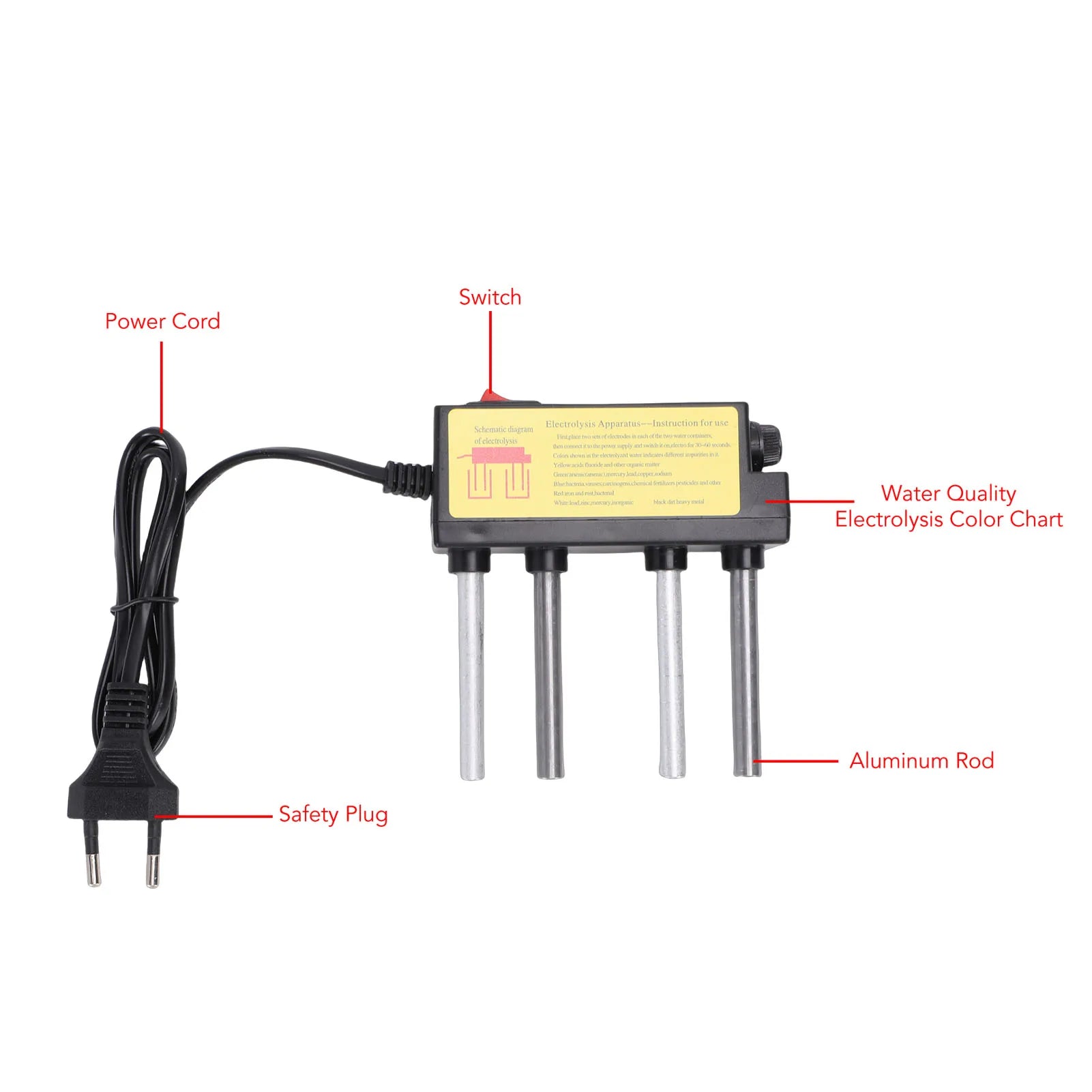 Water Purity Filter Measuring Tool Water Electrolyzer TDS PH Water Quality Tester Water Purity Filter Measuring Tool for Testing Zpaxo