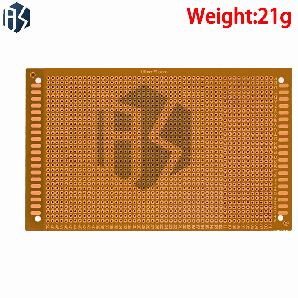 9 FR-1 Bakelite Single-sided Copper Clad PCB Yellow Prototype Board Zpaxo