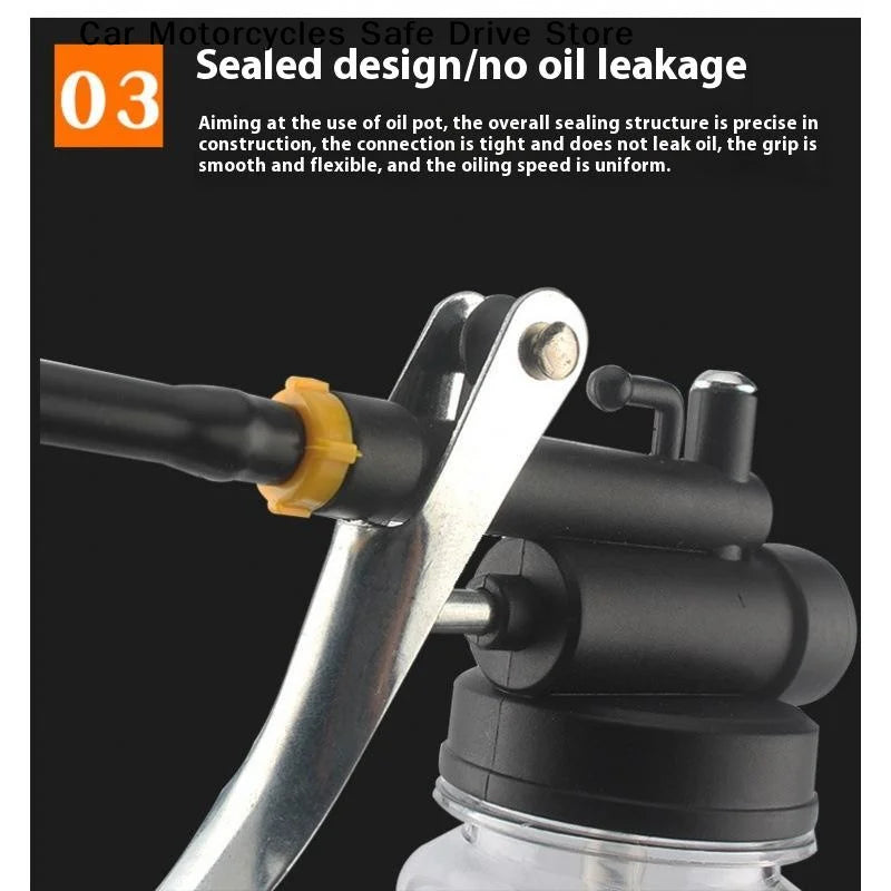 250 Oiler Grease Guns Equipment Pressure Pump Lubrication Oil Can