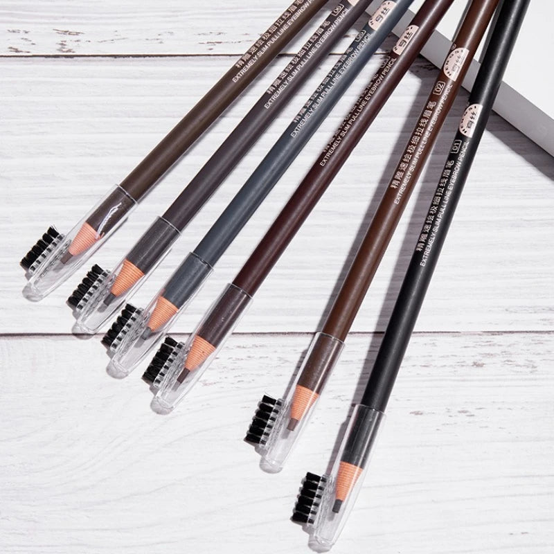 1- Eyebrow Pencil Waterproof Long Lasting Enhancers Professional
