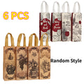 Wine Gift Bags Non-Woven Totes with Handles – 6/12/24 Pack
