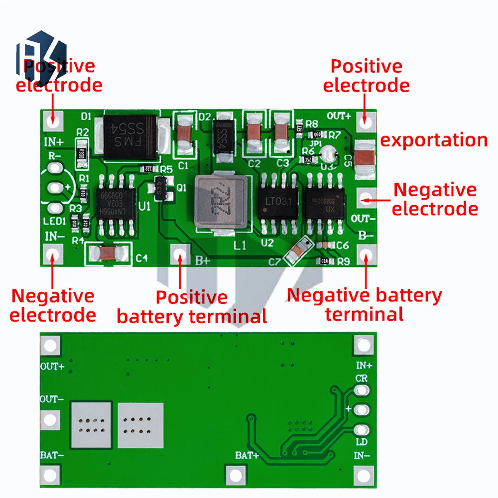 Uninterruptible Power Supply Module (5V 2A): 12V Polymer Lithium UPS – Protection & Route Monitoring Functions Included Zpaxo