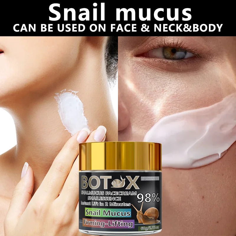 YUITIKUE 98% Snail Mucus Face Cream – Lift, Firm & Hydrate Snail Mucus Face Cream Zpaxo