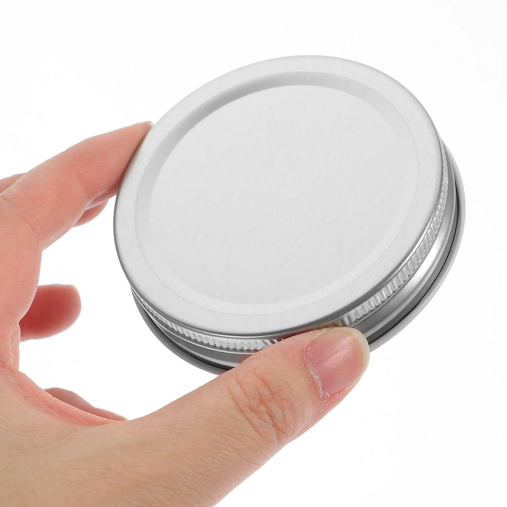 Tinplate Mason Jar Lids Wide Mouth Regular Reusable Leakproof Storage