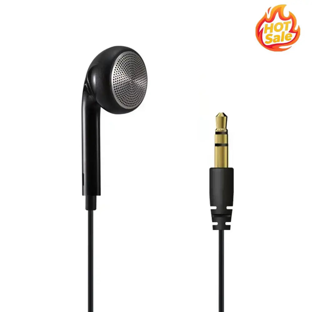 Single Side Wired Earbud Walkie Talkie Mono Headphone Anti-noise Ear Protective Device Teamwork Surveillance Accessory Zpaxo